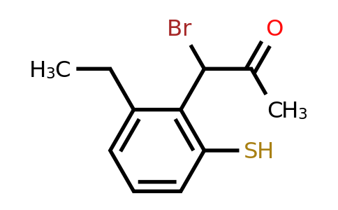 1804044-73-2 | 1-Bromo-1-(2-ethyl-6-mercaptophenyl)propan-2-one