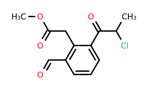 1804056-19-6 | Methyl 2-(2-chloropropanoyl)-6-formylphenylacetate