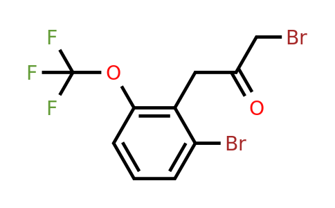 1804065-80-2 | 1-Bromo-3-(2-bromo-6-(trifluoromethoxy)phenyl)propan-2-one
