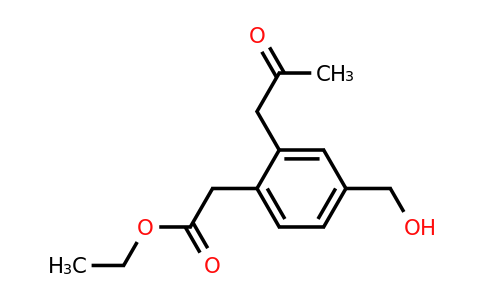 1804067-31-9 | Ethyl 4-(hydroxymethyl)-2-(2-oxopropyl)phenylacetate
