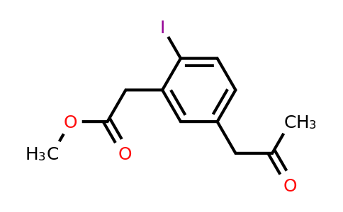 1804067-84-2 | Methyl 2-iodo-5-(2-oxopropyl)phenylacetate