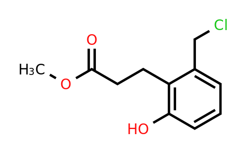 1804098-69-8 | Methyl 2-(chloromethyl)-6-hydroxyphenylpropanoate