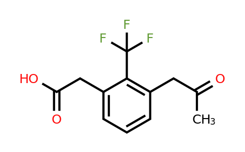 1804145-03-6 | 3-(2-Oxopropyl)-2-(trifluoromethyl)phenylacetic acid