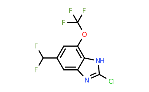 1804156-49-7 | 2-Cloro-5-difluorometil-7-trifluorometoxi-1H-benzimidazol