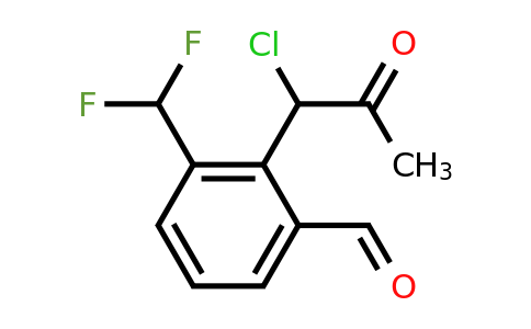 1804158-80-2 | 2-(1-Chloro-2-oxopropyl)-3-(difluoromethyl)benzaldehyde 1804158-80-2 | 2-(1-Chloro-2-oxopropyl)-3-(difluoromethyl)benzaldehyde