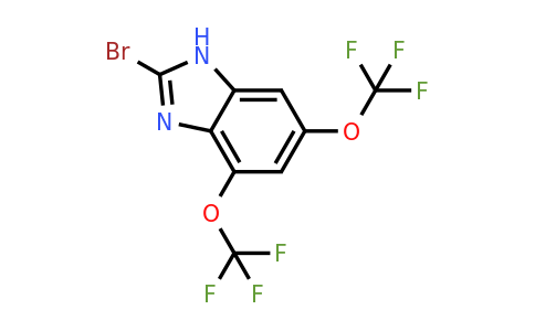 1804159-47-4 | 4,6-Bis(trifluorometoxi)-2-bromo-1H-benzimidazol