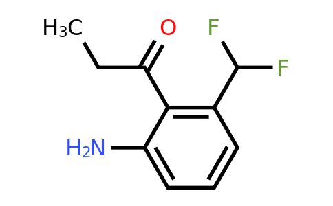 1804206-19-6 | 1-(2-Amino-6-(difluoromethyl)phenyl)propan-1-one