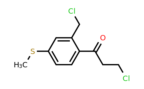 1804213-31-7 | 3-Chloro-1-(2-(chloromethyl)-4-(methylthio)phenyl)propan-1-one