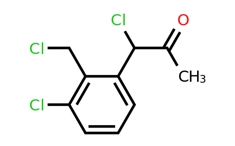 1804233-65-5 | 1-Chloro-1-(3-chloro-2-(chloromethyl)phenyl)propan-2-one