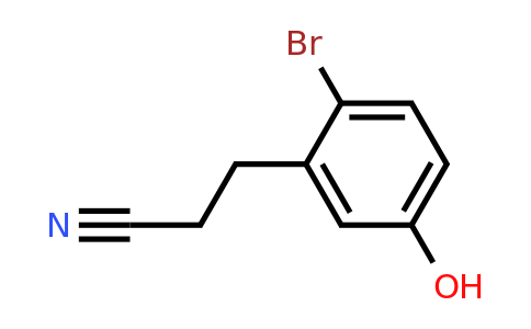 1804253-16-4 | 2-Bromo-5-hydroxyphenylpropanenitrile