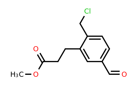 1804262-35-8 | Methyl 2-(chloromethyl)-5-formylphenylpropanoate