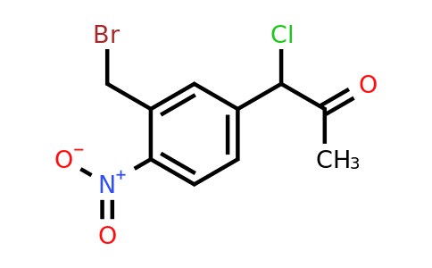 1804264-03-6 | 1-(3-(Bromomethyl)-4-nitrophenyl)-1-chloropropan-2-one