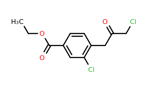 1804264-54-7 | Ethyl 3-chloro-4-(3-chloro-2-oxopropyl)benzoate