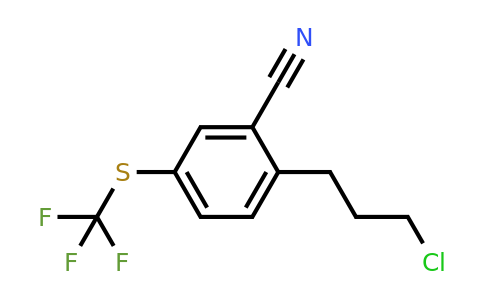 1804265-16-4 | 2-(3-Chloropropyl)-5-(trifluoromethylthio)benzonitrile