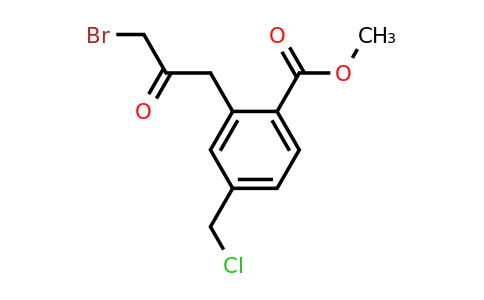 1804267-05-7 | 2-(3-bromo-2-oxopropil)-4-(clorometil)benzoato de metilo