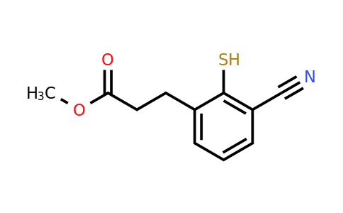 1804277-93-7 | Methyl 3-cyano-2-mercaptophenylpropanoate