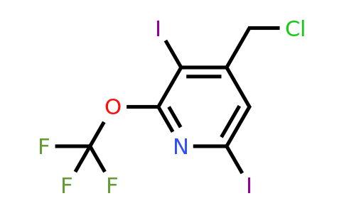 1804289-73-3 | 4-(Chloromethyl)-3,6-diiodo-2-(trifluoromethoxy)pyridine