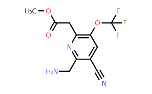 1804300-32-0 | Methyl 2-(aminomethyl)-3-cyano-5-(trifluoromethoxy)pyridine-6-acetate