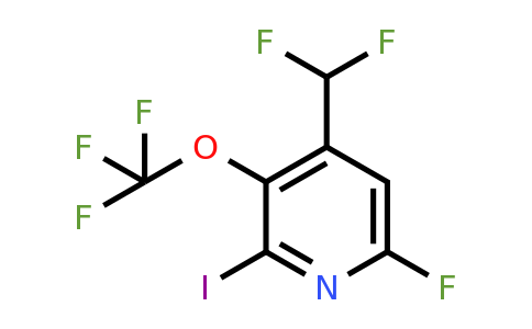 1804305-81-4 | 4-(Difluoromethyl)-6-fluoro-2-iodo-3-(trifluoromethoxy)pyridine