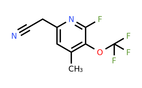 1804309-68-9 | 2-Fluoro-4-methyl-3-(trifluoromethoxy)pyridine-6-acetonitrile