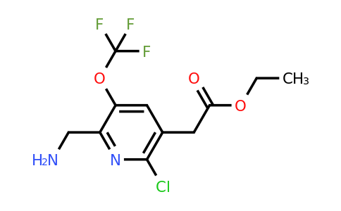 1804320-41-9 | Ethyl 2-(aminomethyl)-6-chloro-3-(trifluoromethoxy)pyridine-5-acetate