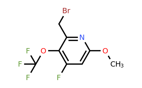 1804321-32-1 | 2-(Bromomethyl)-4-fluoro-6-methoxy-3-(trifluoromethoxy)pyridine