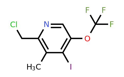 1804348-00-2 | 2-(Chloromethyl)-4-iodo-3-methyl-5-(trifluoromethoxy)pyridine