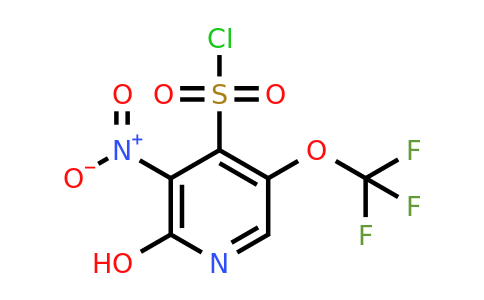 1804353-43-2 | 2-Hydroxy-3-nitro-5-(trifluoromethoxy)pyridine-4-sulfonyl chloride