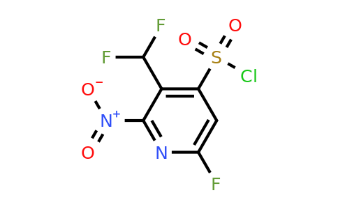 1804371-17-2 | 3-(Difluoromethyl)-6-fluoro-2-nitropyridine-4-sulfonyl chloride