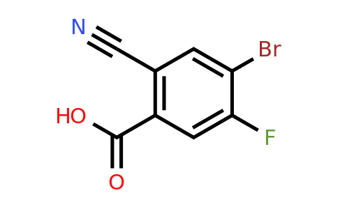 1804387-54-9 | Ácido 4-bromo-2-ciano-5-fluorobenzoico