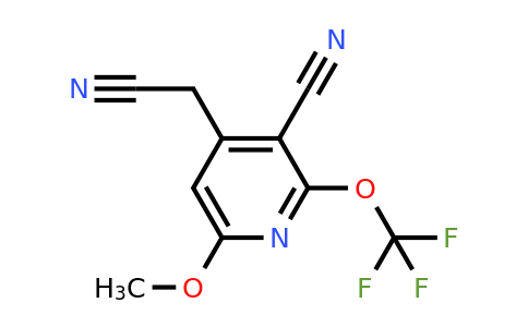 1804398-40-0 | 3-Cyano-6-methoxy-2-(trifluoromethoxy)pyridine-4-acetonitrile