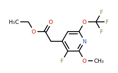 1804433-86-0 | Ethyl 3-fluoro-2-methoxy-6-(trifluoromethoxy)pyridine-4-acetate