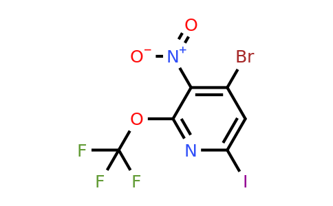 1804449-57-7 | 4-Bromo-6-iodo-3-nitro-2-(trifluoromethoxy)pyridine