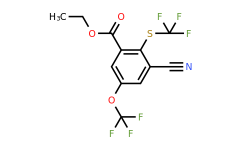 1804460-18-1 | Ethyl 3-cyano-5-trifluoromethoxy-2-(trifluoromethylthio)benzoate