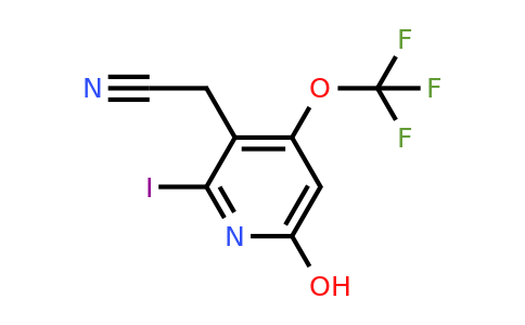 1804475-90-8 | 6-Hydroxy-2-iodo-4-(trifluoromethoxy)pyridine-3-acetonitrile