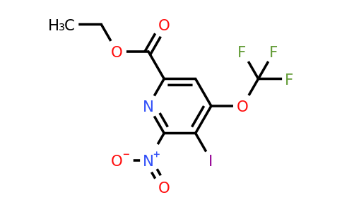 1804480-47-4 | Ethyl 3-iodo-2-nitro-4-(trifluoromethoxy)pyridine-6-carboxylate