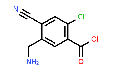 1804501-90-3 | 5-Aminomethyl-2-chloro-4-cyanobenzoic acid