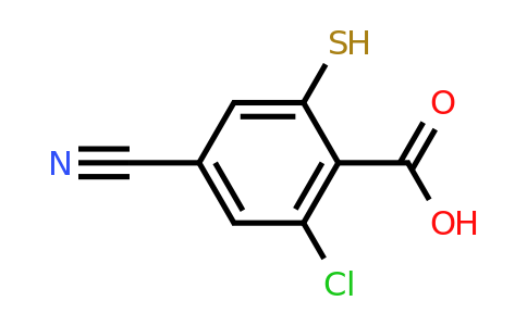 1804508-24-4 | 2-Chloro-4-cyano-6-mercaptobenzoic acid