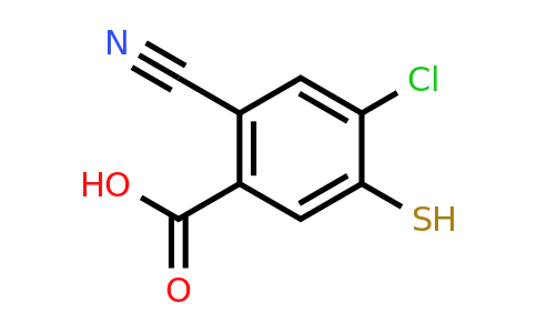 1804508-30-2 | 4-Chloro-2-cyano-5-mercaptobenzoic acid