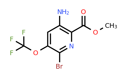 1804526-42-8 | Methyl 5-amino-2-bromo-3-(trifluoromethoxy)pyridine-6-carboxylate