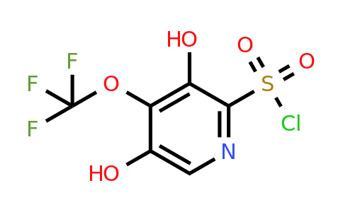 1804530-93-5 | 3,5-Dihydroxy-4-(trifluoromethoxy)pyridine-2-sulfonyl chloride