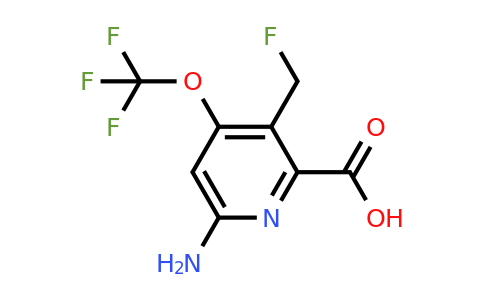 1804539-95-4 | 6-Amino-3-(fluoromethyl)-4-(trifluoromethoxy)pyridine-2-carboxylic acid