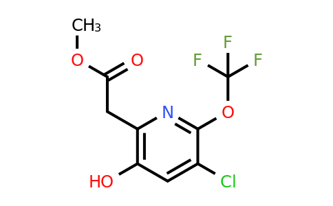 1804548-18-2 | 3-cloro-5-hidroxi-2-(trifluorometoxi)piridina-6-acetato de metilo