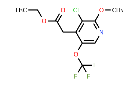 1804552-92-8 | Ethyl 3-chloro-2-methoxy-5-(trifluoromethoxy)pyridine-4-acetate