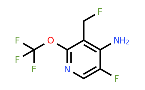 1804568-32-8 | 4-Amino-5-fluoro-3-(fluoromethyl)-2-(trifluoromethoxy)pyridine