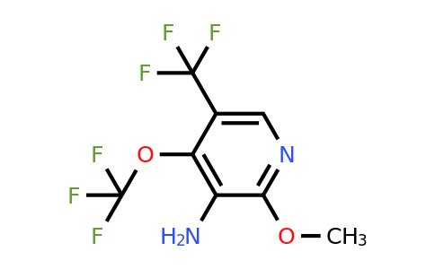 1804575-48-1 | 3-Amino-2-methoxy-4-(trifluoromethoxy)-5-(trifluoromethyl)pyridine