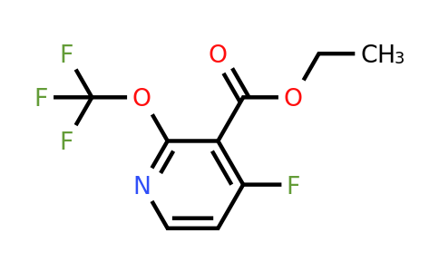 1804581-21-2 | Ethyl 4-fluoro-2-(trifluoromethoxy)pyridine-3-carboxylate