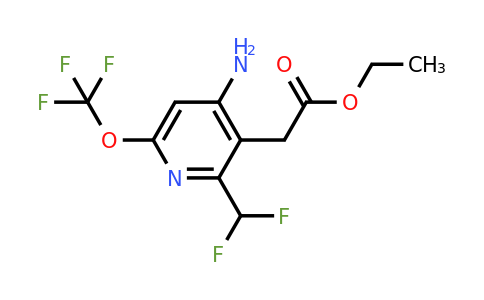 1804604-02-1 | Ethyl 4-amino-2-(difluoromethyl)-6-(trifluoromethoxy)pyridine-3-acetate