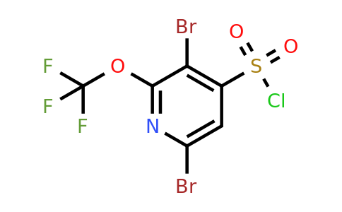 1804608-11-4 | 3,6-Dibromo-2-(trifluoromethoxy)pyridine-4-sulfonyl chloride