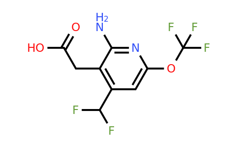 1804611-73-1 | 2-Amino-4-(difluoromethyl)-6-(trifluoromethoxy)pyridine-3-acetic acid